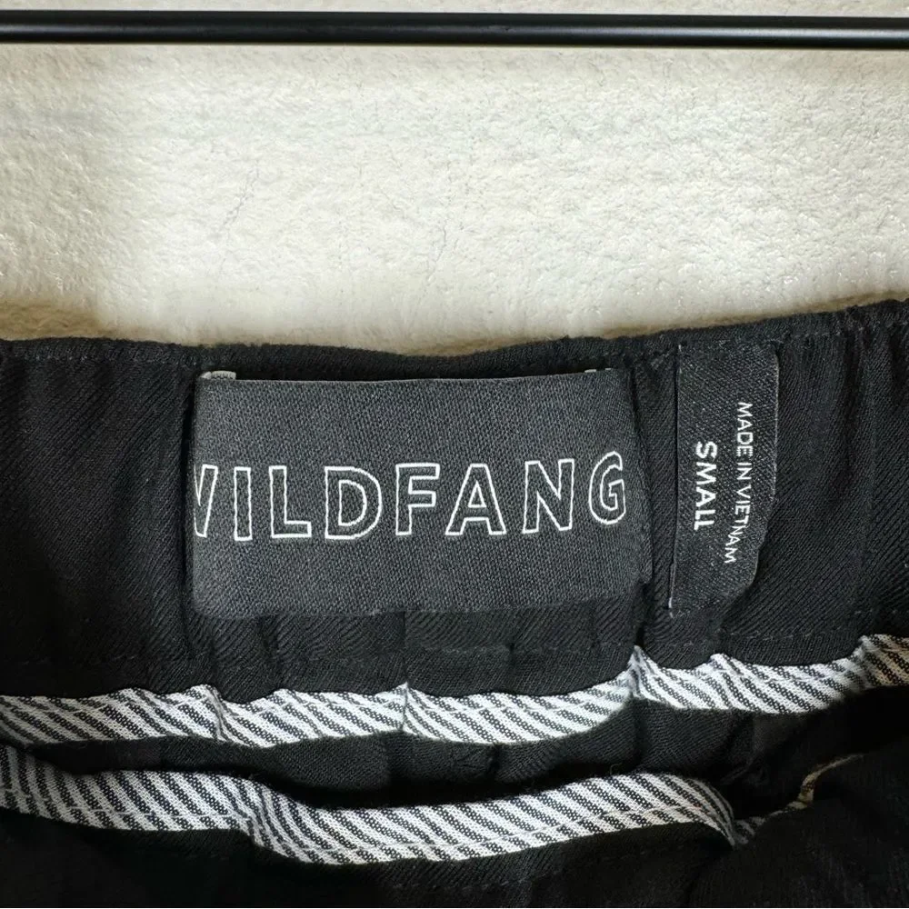 WILDFANG The Empower Drawstring Pants Black Pull On Drawstring Waistband Small - Picture 4 of 7